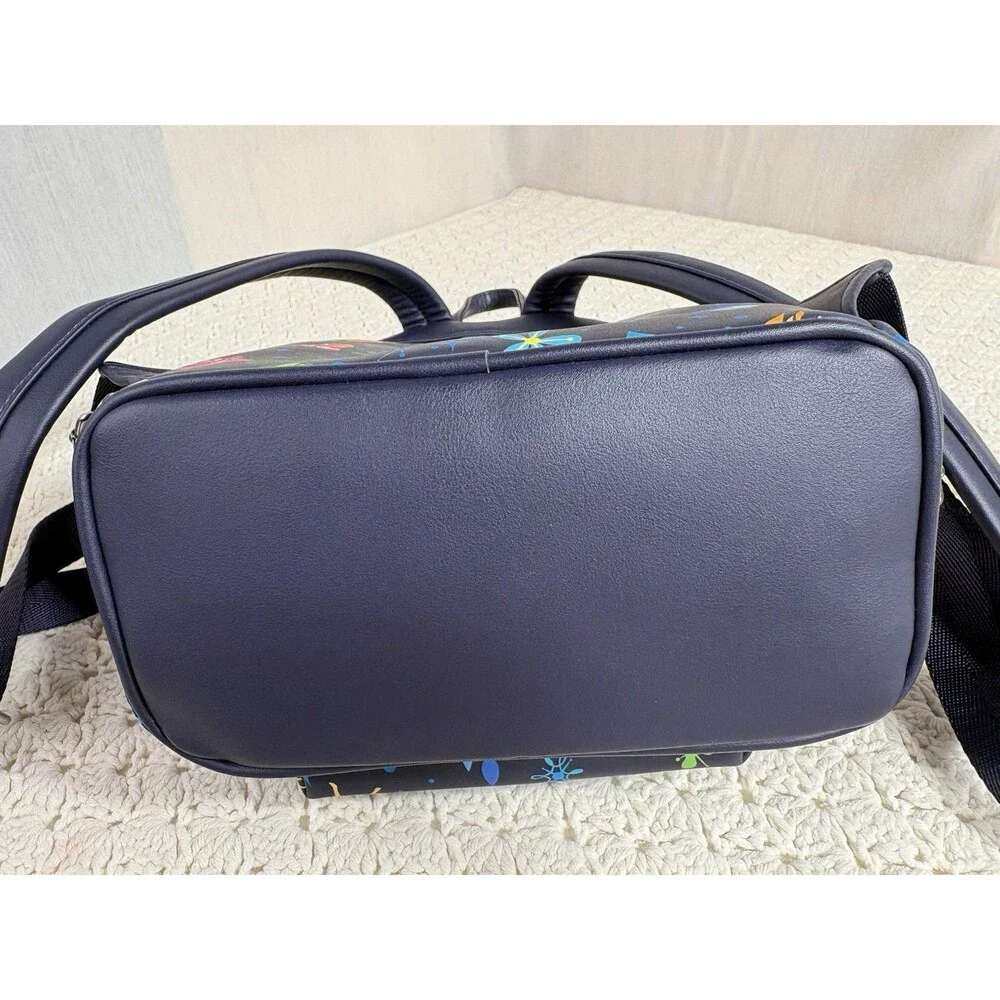 Disney Parks Exclusive Loungefly Inside Out Black w/Blue Mini Backpack EUC